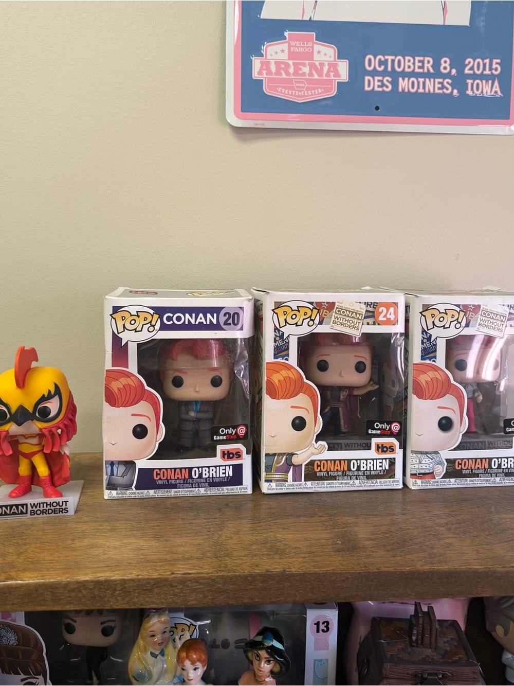Conan O'Brien Without Borders Funko Pop Bundle